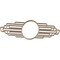 Ekena Millwork Elizabeth Wood Fretwork Pierced Medallion, 24"W x 12"H x 6 5/8"IW x 11 3/8"IH x 3/8"T, Hickory CMWP24X12X0375EBHI - alternate 4